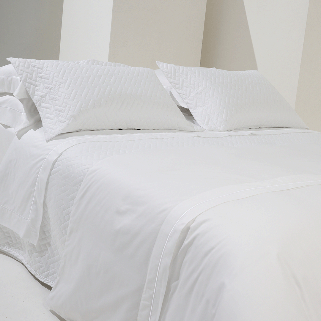 Jgo de Lencol Hotel design 400 fios + capa de Edredom Hotel Design 400 fios + Colcha Bilbao Branco -3-